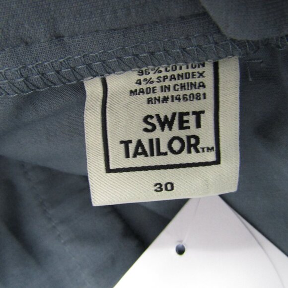 Swet Tailor NEW NWT Mens 30 Gray Everyday Chino Shorts Golf Athletic Comfy - Picture 6 of 7